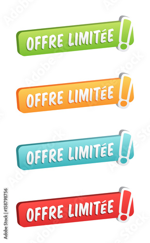 Offre limitée - bandeau étiquette