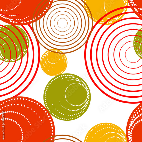 Colorful abstract seamless background. Vector clip art.