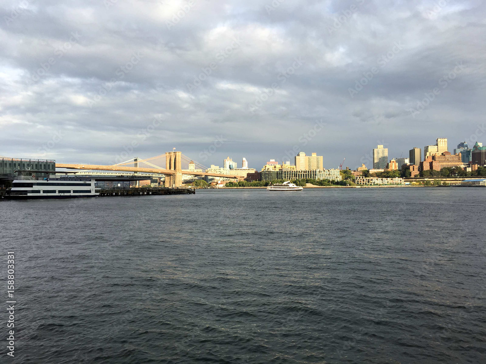 Naklejka premium new york city usa october