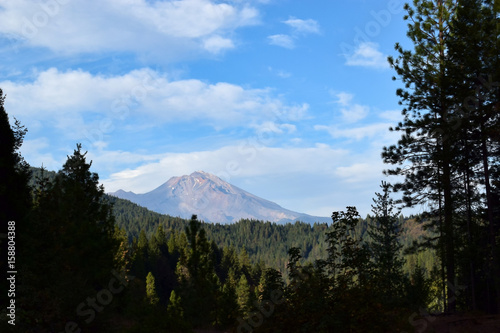 Mount Shasta Viewed from Interstate 5