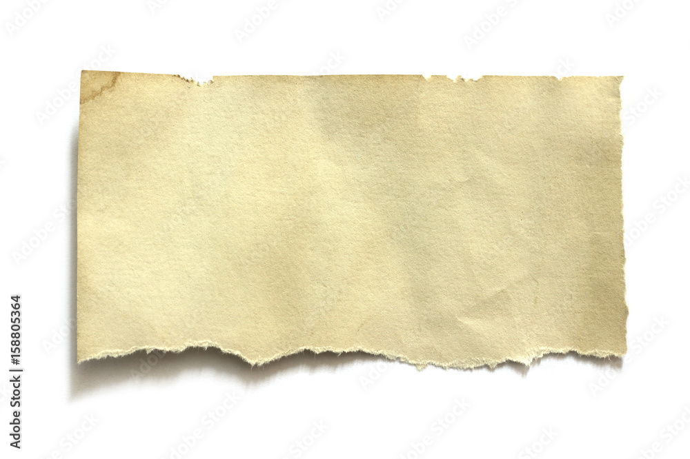 Piece of torn paper, space for copy Piece of torn paper, space for copy