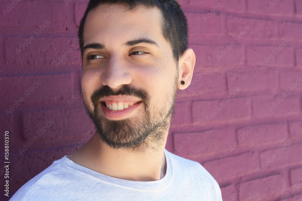 Portrait of a young latin man. Portrait of a young latin man.