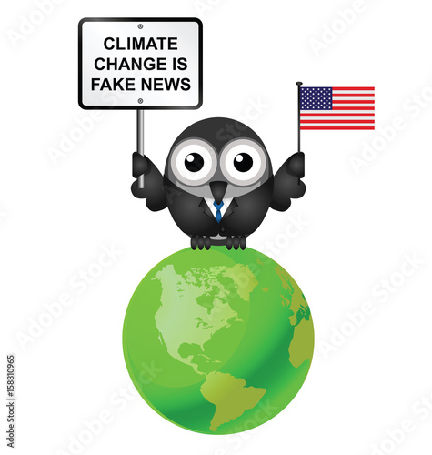 Comical American climate change denial after pulling out of the Paris 
Agreement 
