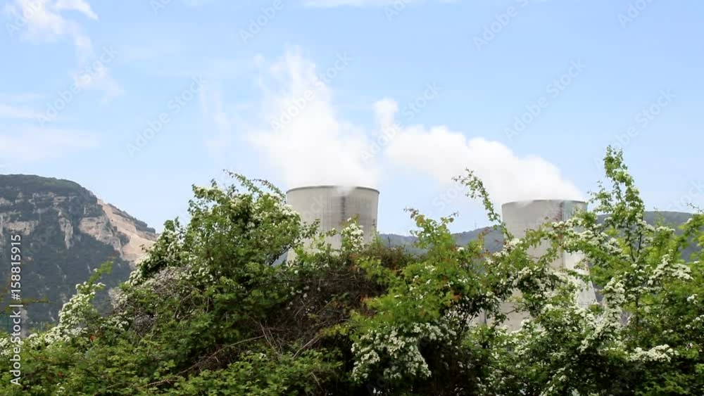 Cruas-Meysse nuclear plant in France Cruas-Meysse nuclear plant in France
