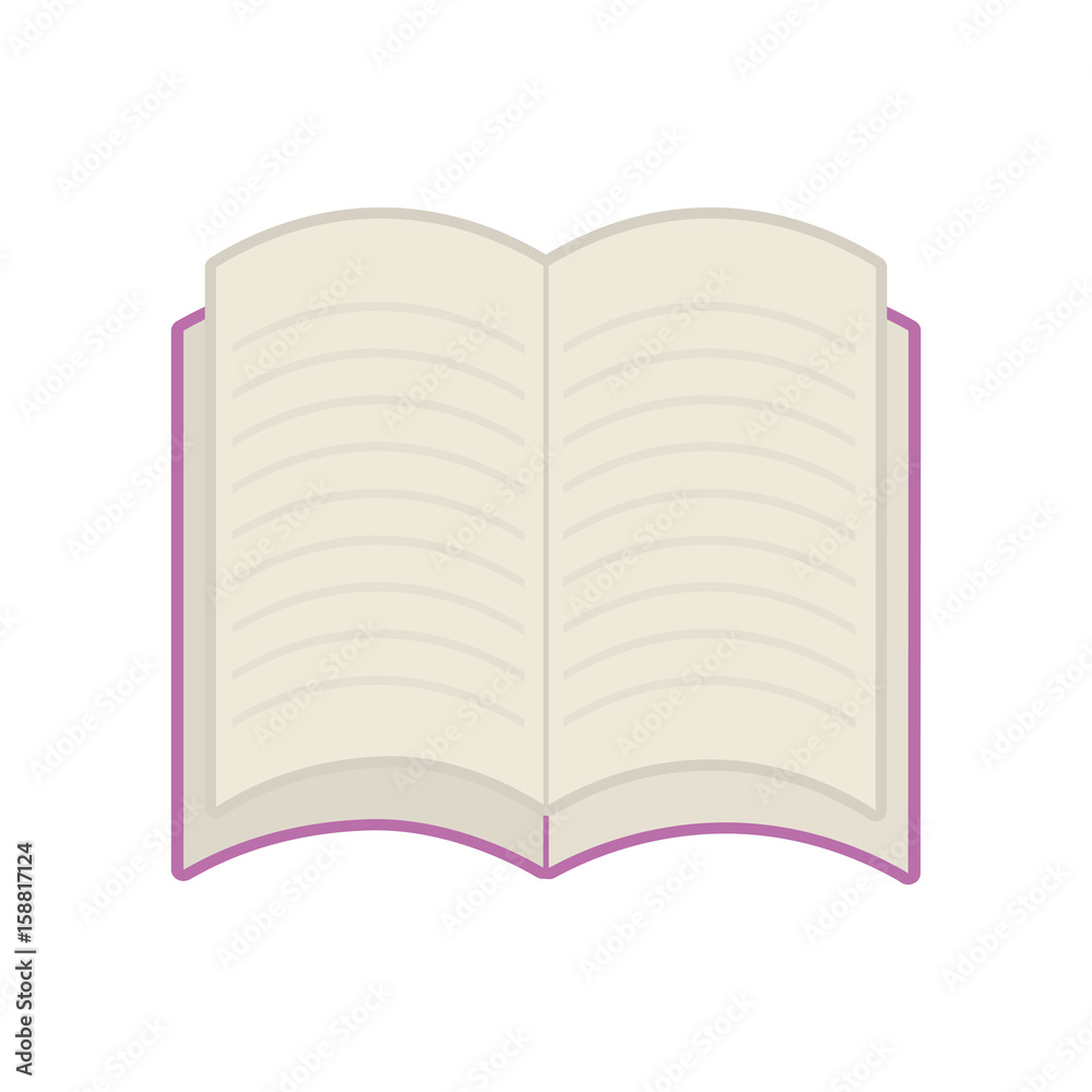 academic book icon over white background vector illustration academic book icon over white background vector illustration