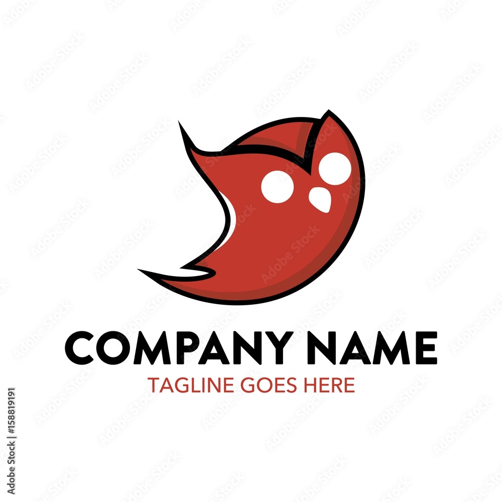 Obraz premium Unique Owl Logo Template