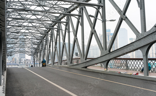 old iron bridge in shanghai © chungking