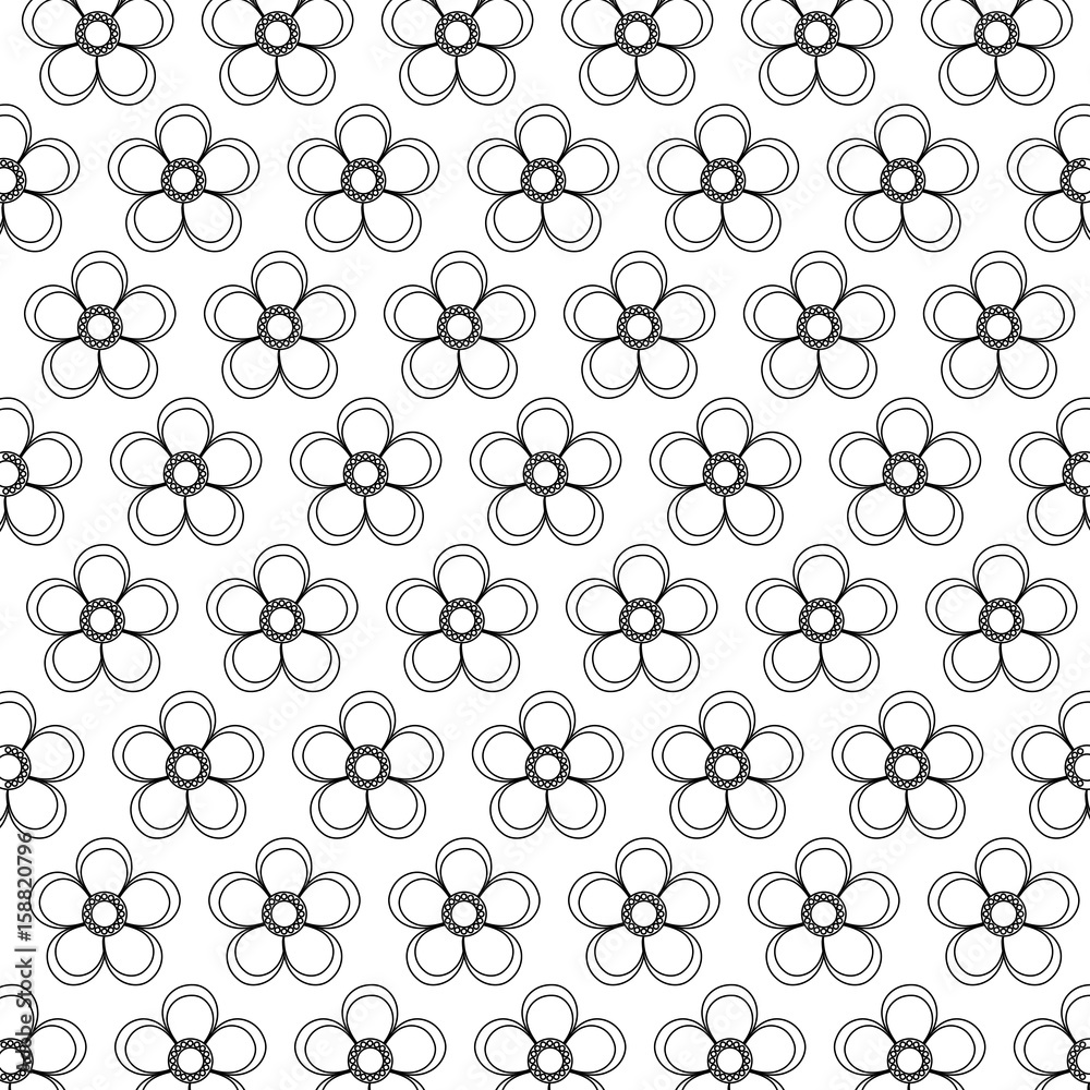 Fototapeta premium beautiful flowers background vector illustration design icon