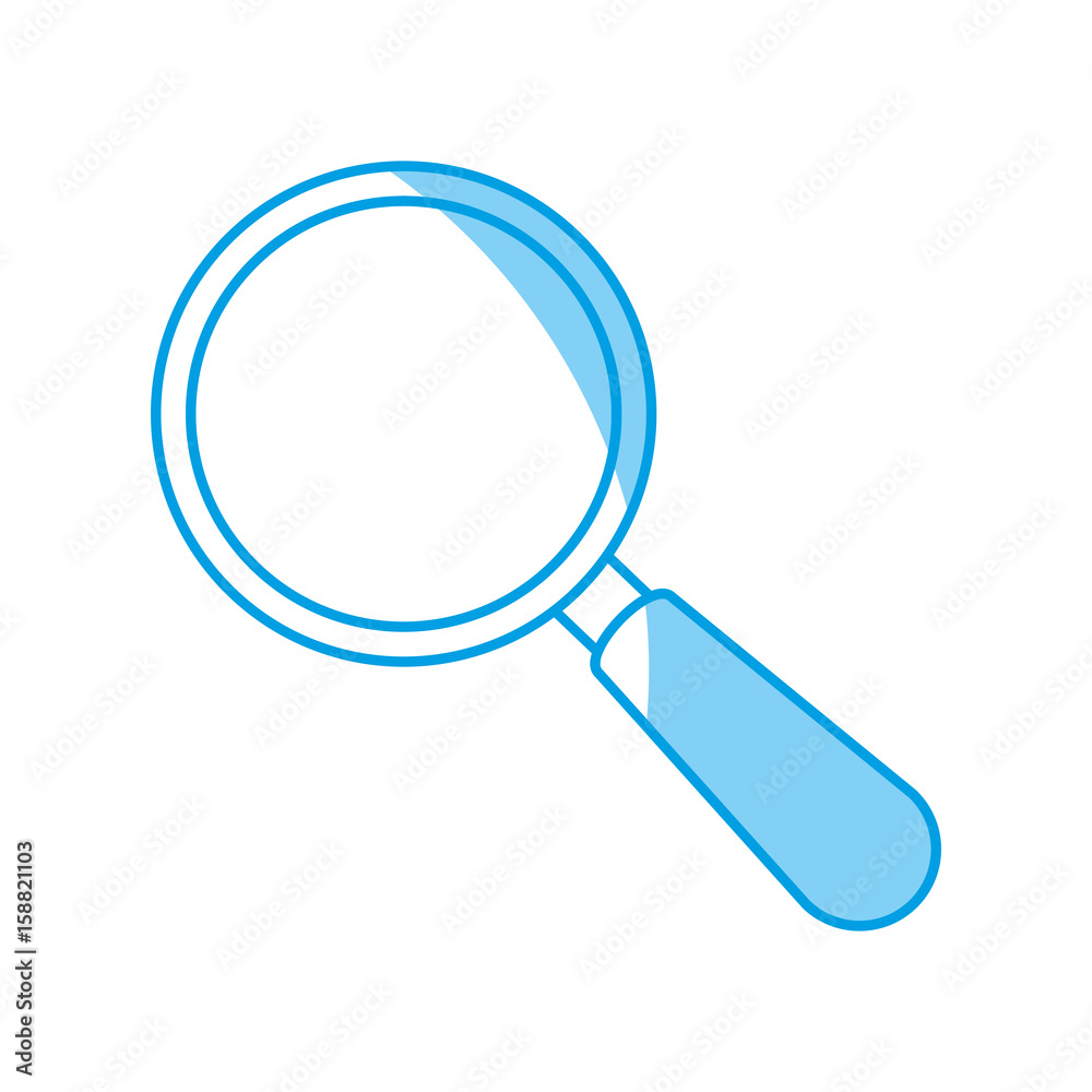 magnifying glass icon over white background vector illustration magnifying glass icon over white background vector illustration