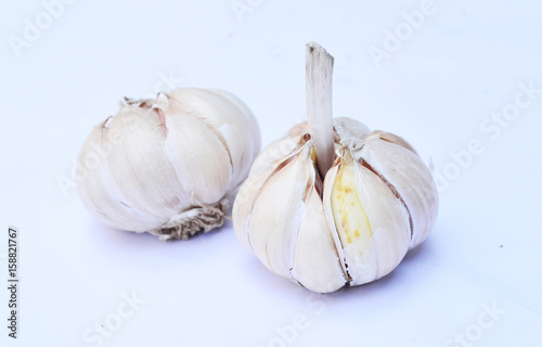 Garlic including vegetable material that is often used for cooking purposes