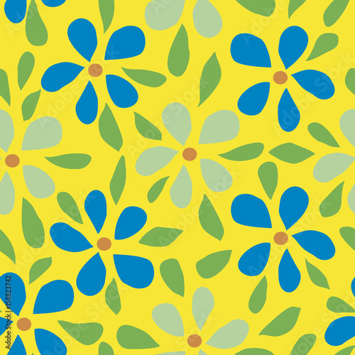 Floral pattern with small f...