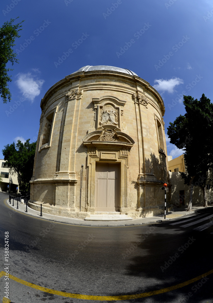 Fototapeta premium Sarria Church of the Immaculate Conception in Floriana,Malta