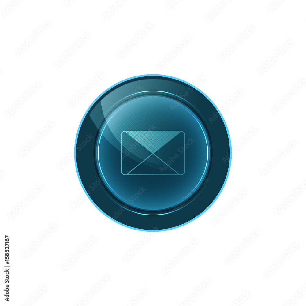 Web button envelope on white background. Email icon. Vector design. Web button envelope on white background. Email icon. Vector design.