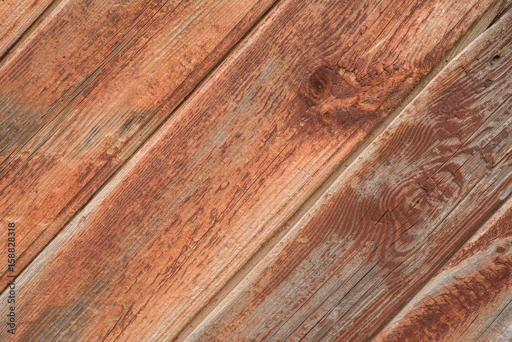 Naklejka premium Very old wooden boards for the background