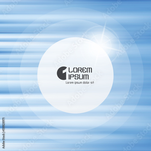 Wave background. Water surface. Vector illustration with place for text.