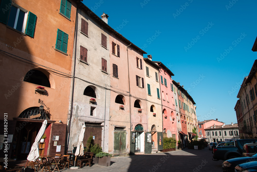 Brisighella, one of the most beautiful villages in italy. Donkeys' Road