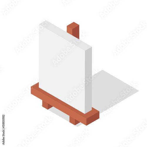 Easel vector illustration