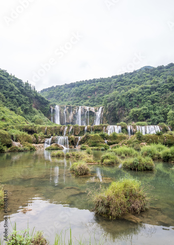 Jiulong waterfalls (nine dragon waterfalls) in Luoping, Yunnan province, China