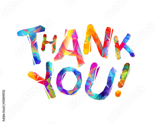 Thank you. Vector triangular letters