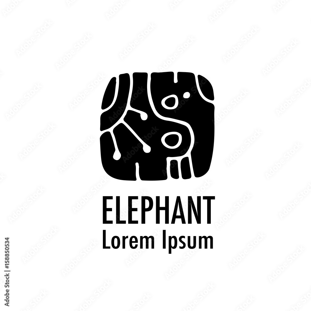 Obraz premium Ornate elephant design