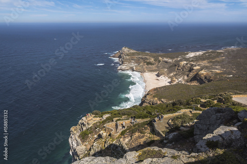 View on the cape of good hope from Cape point photo