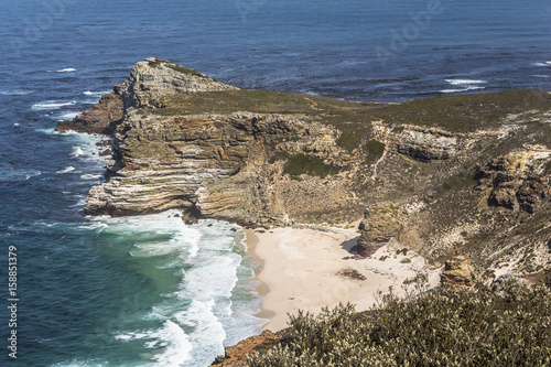 View on the cape of good hope from Cape point photo