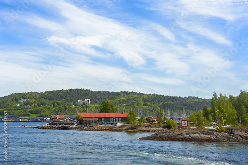 Photography hovedoya island near the city of oslo