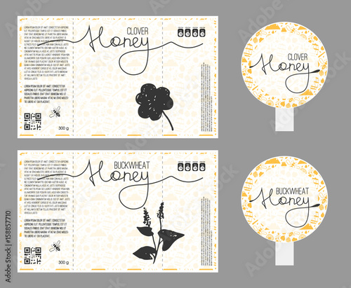 Design labels honey.