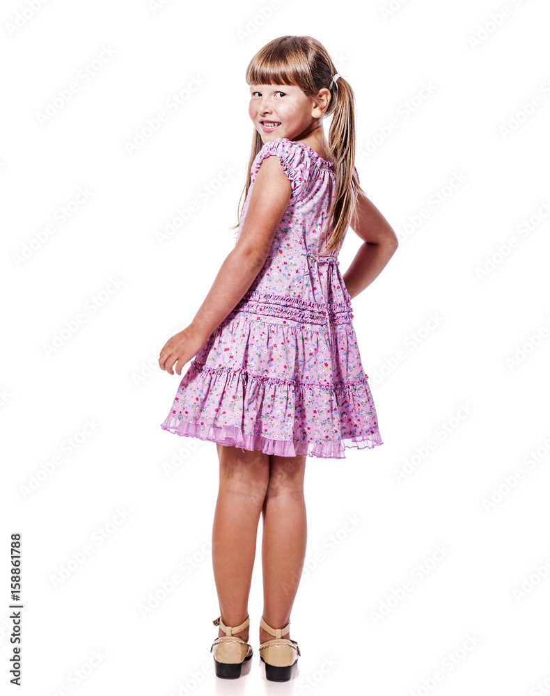 little girl turning little girl turning