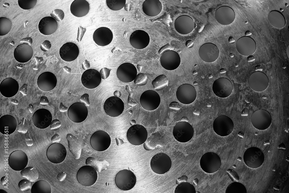 Stainless Steel with Water Droplets Stainless Steel with Water Droplets
