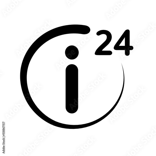 informacja 24h ikona