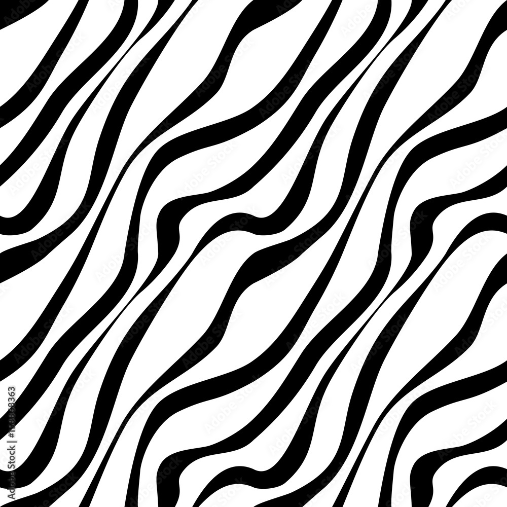 Wavy lines, black on white.
Seamless pattern.Vector illustration. Wavy lines, black on white.
Seamless pattern.Vector illustration.