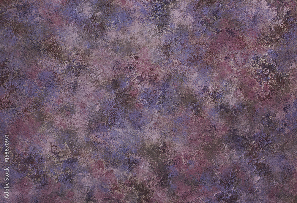 Purple and blue painted wooden textured background