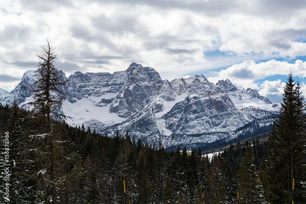 Alpi Bellunesi e lago di Misurina