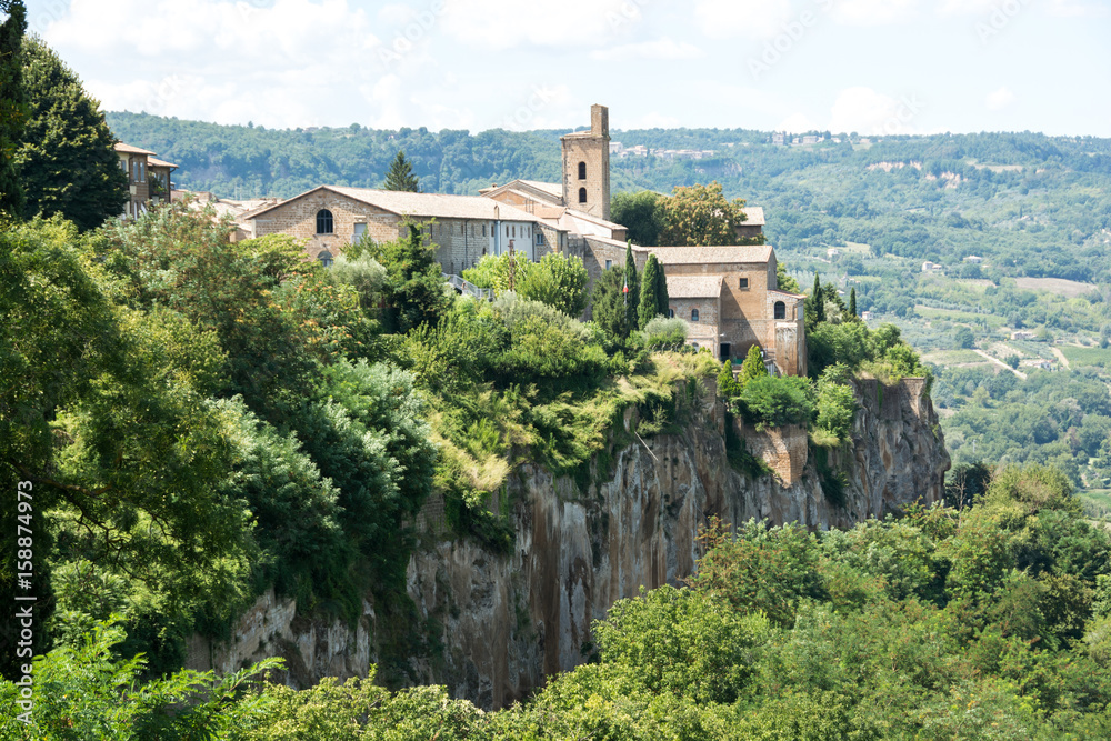 Rural landscape as seen from Orvieto