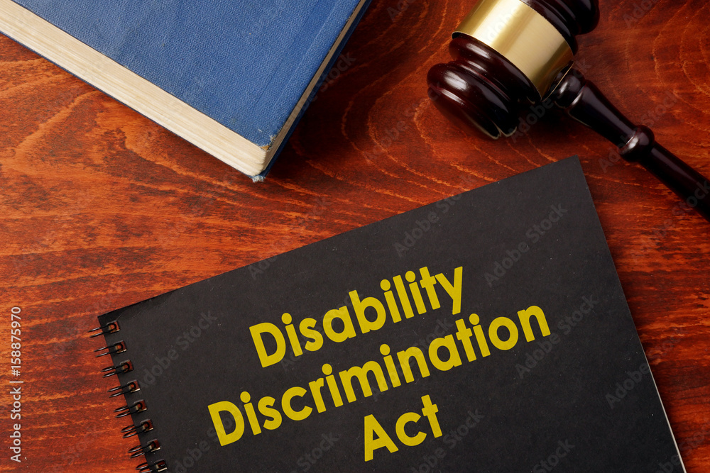Book with title Disability Discrimination Act (DDA). Book with title Disability Discrimination Act (DDA).