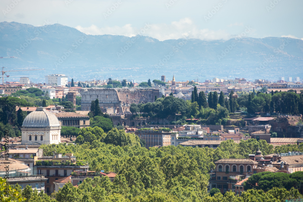 Panorama of Rome from Gianicolo