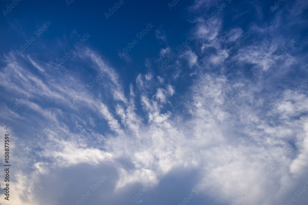 blue sky and cloudscape pattern - can use to display or montage on product