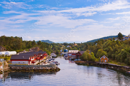 Village in Fjord - Norway