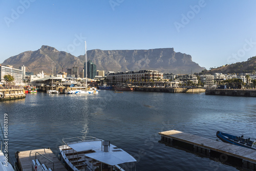V&A Waterfront in Cape Town late afternoon photo
