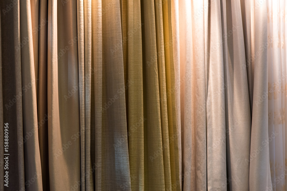 Obraz premium brown curtain for background