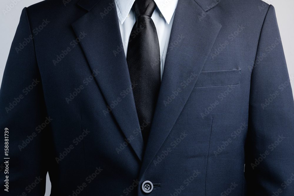 Chest of business man Chest of business man
