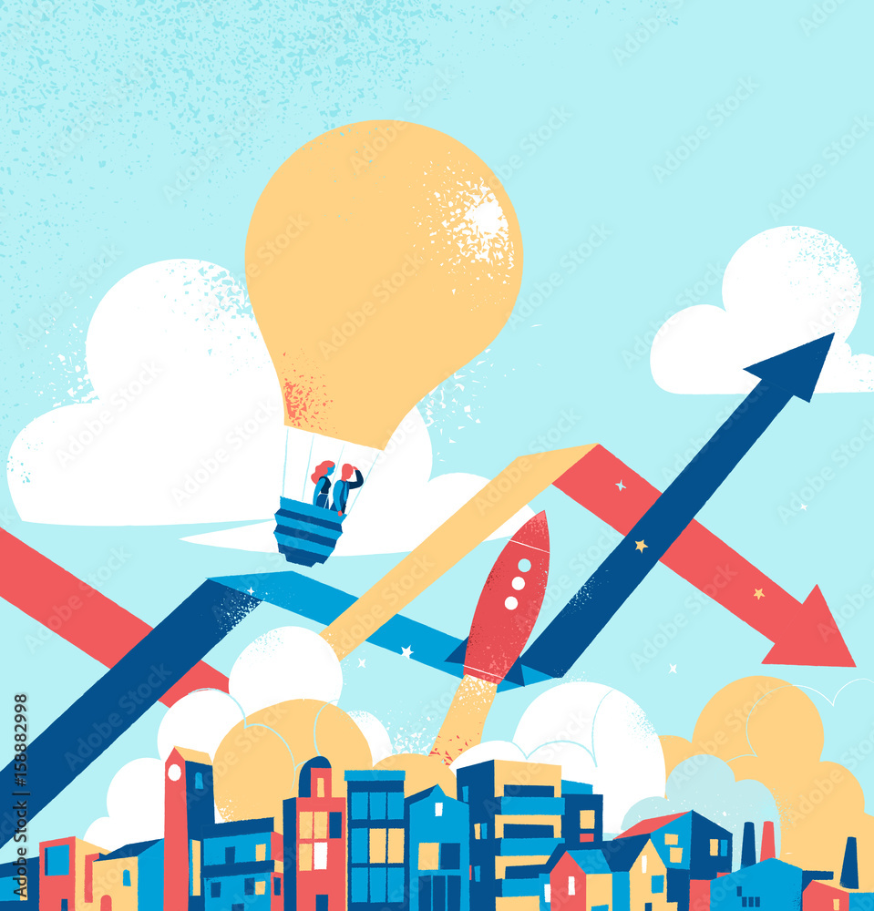 Fototapeta premium In viaggio verso il futuro