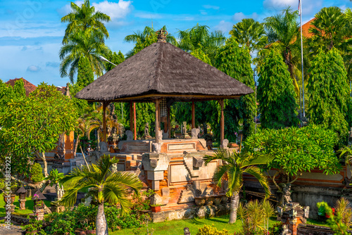 Altar in a Garden Courtyard in Bali, Indonesia