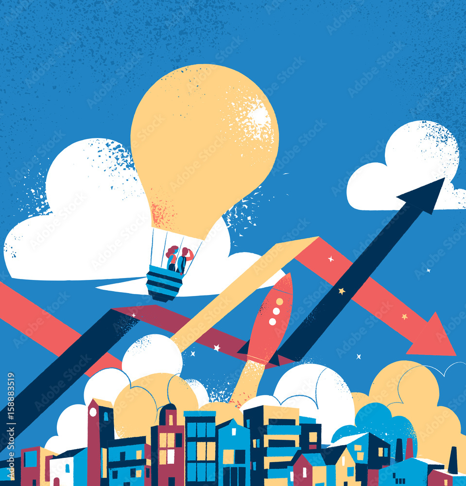 Fototapeta premium In viaggio verso il futuro