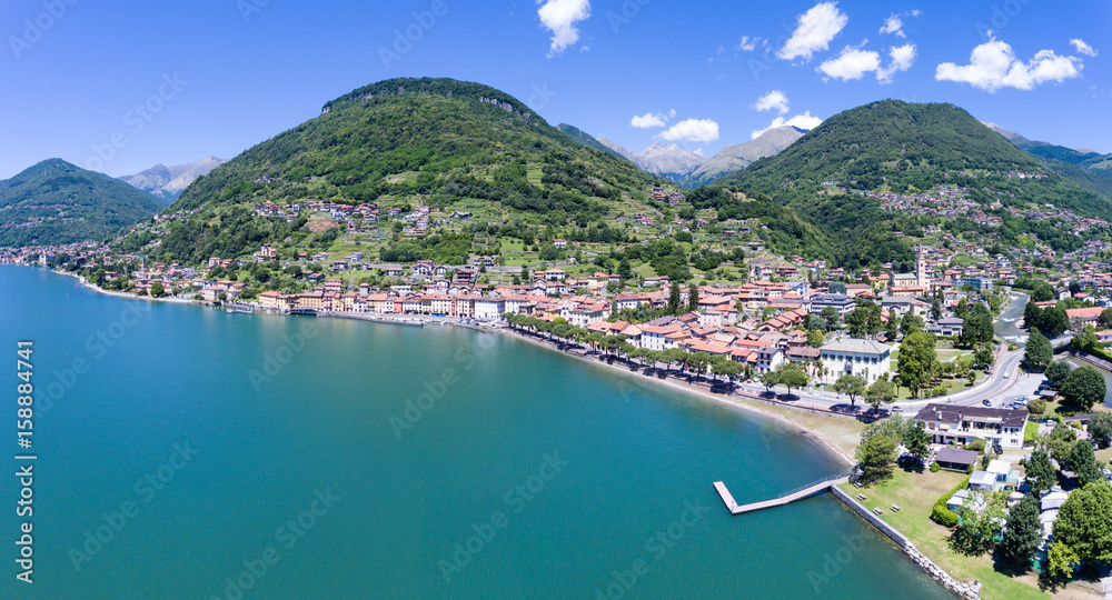 Panoramic view - Village of Domaso - Lake of Como