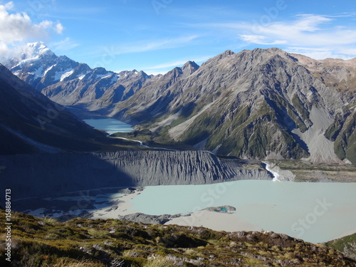 Mueller Hut track, Mount Cook, New Zealand photo