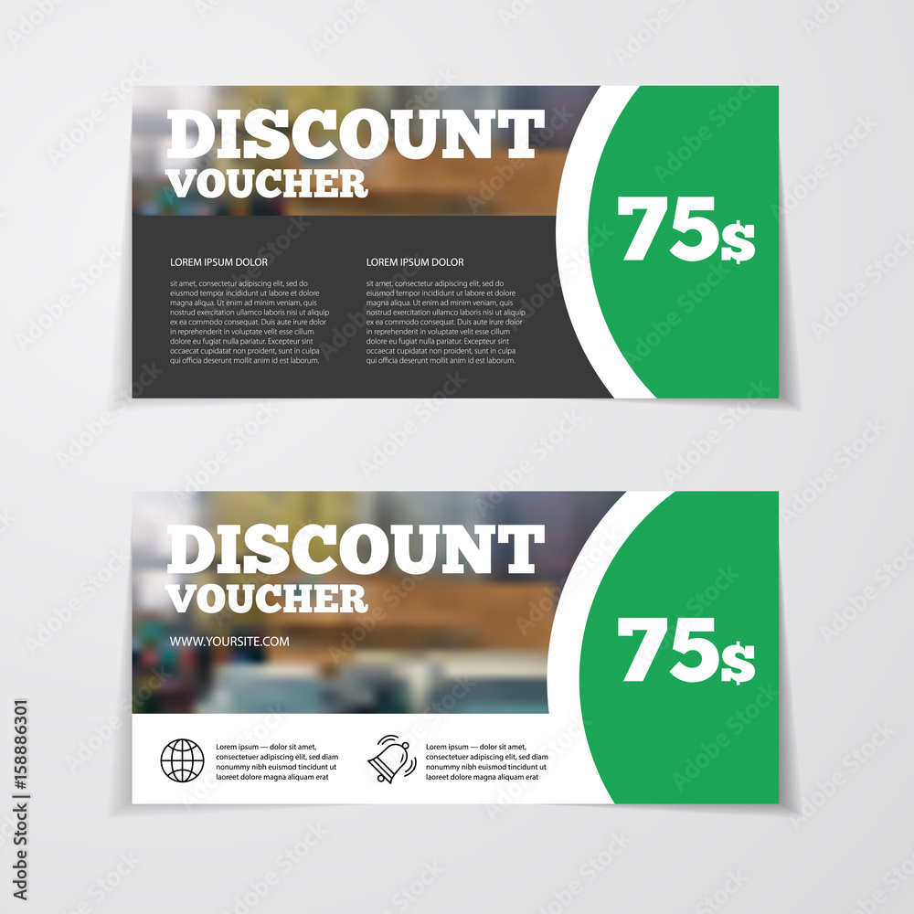 Gift or discount voucher template Gift or discount voucher template