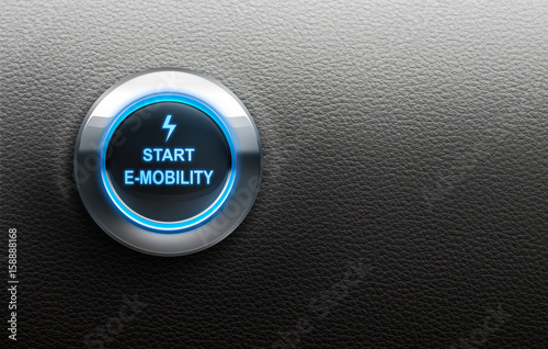 Start-Button E-Mobility Querformat