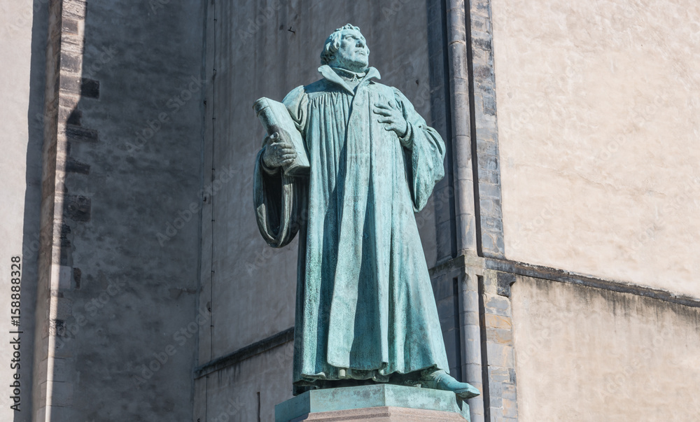 Statue of Martin Luther in Magdeburg, Germany